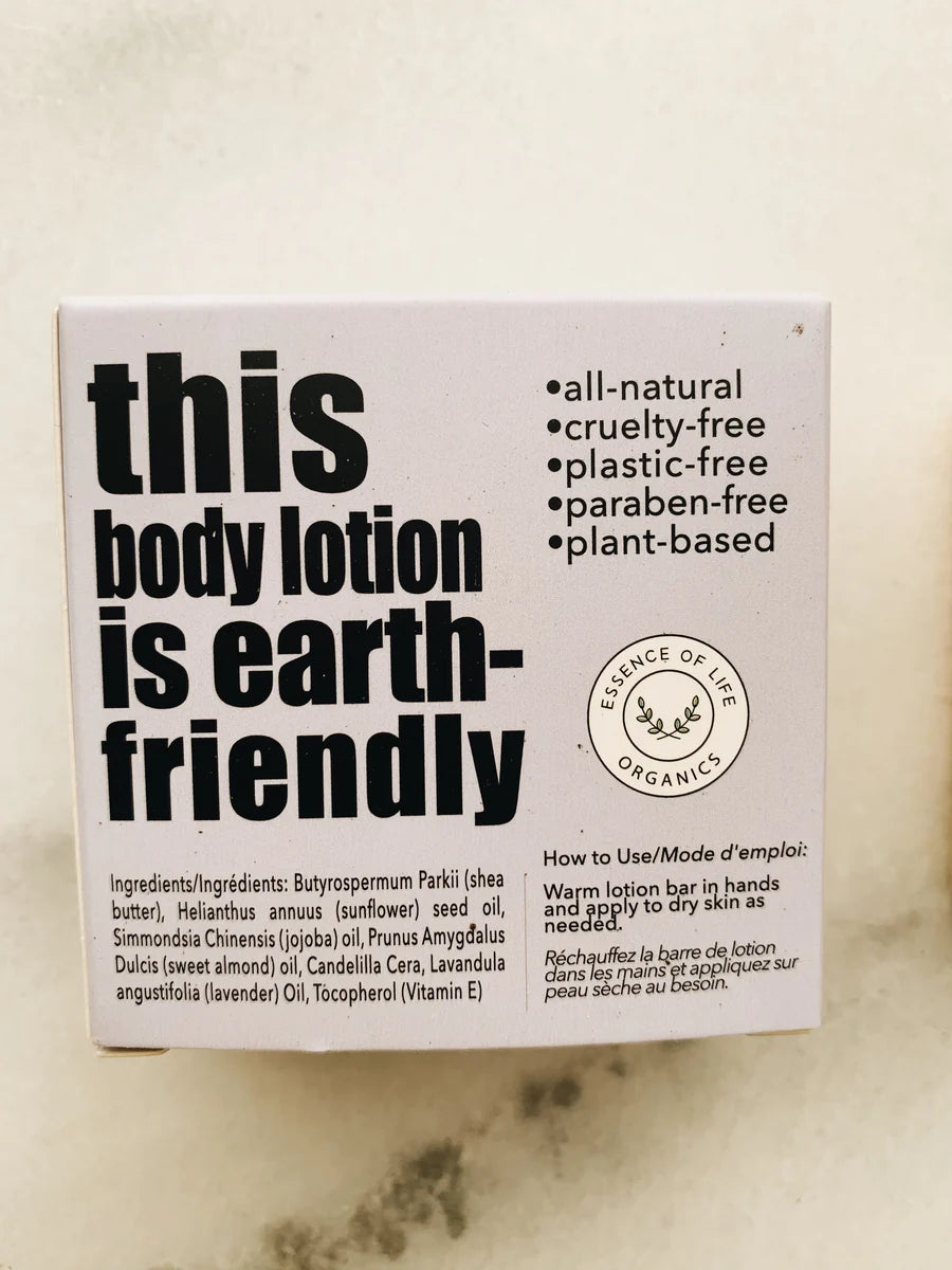 Body Lotion Bar