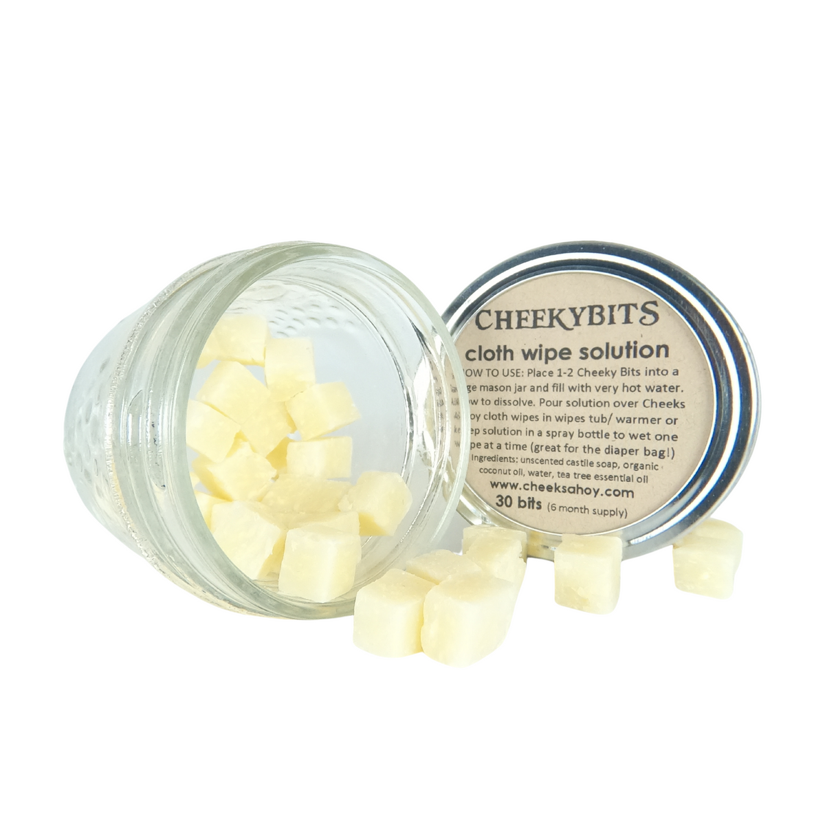 Cheekie Bits Cloth Wipe Solution